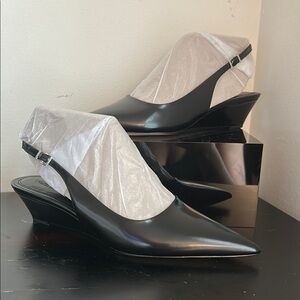 Nordstrom Black Slingback Heels